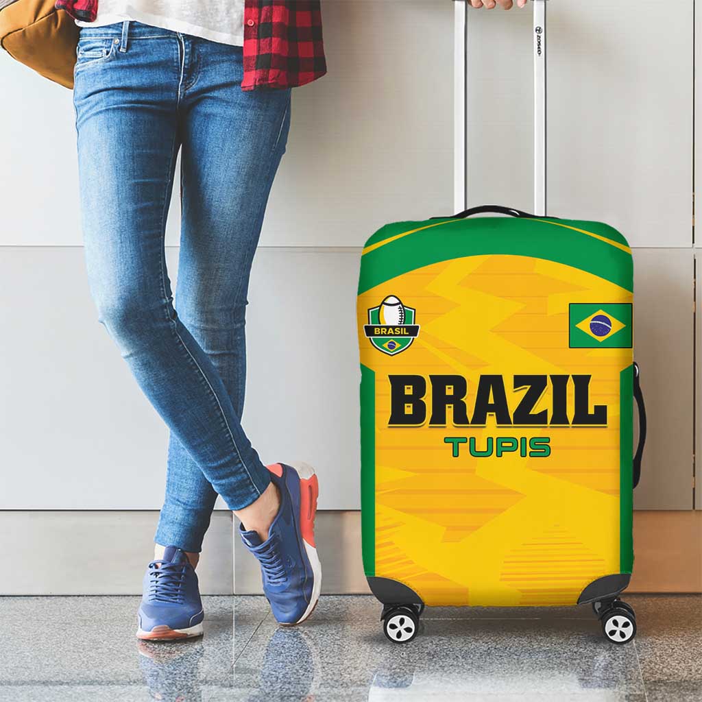 Rugby Brazil Luggage Cover Tupis Go Champions - Wonder Print Shop