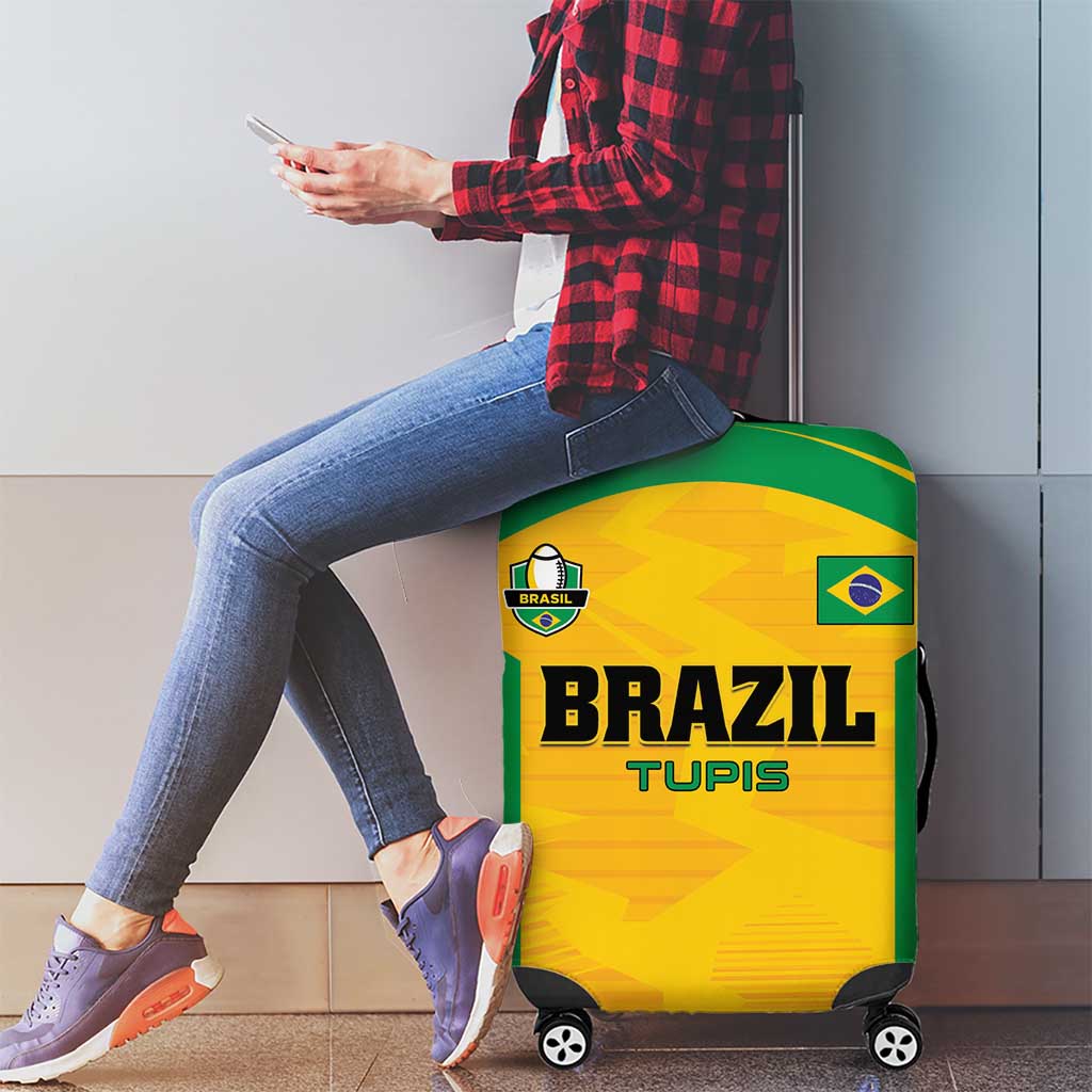 Rugby Brazil Luggage Cover Tupis Go Champions - Wonder Print Shop