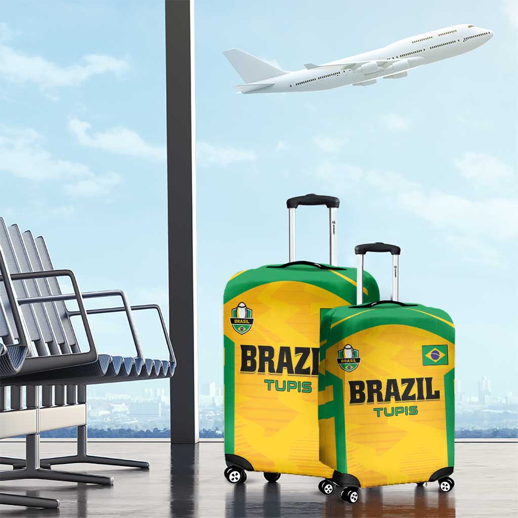 Rugby Brazil Luggage Cover Tupis Go Champions - Wonder Print Shop
