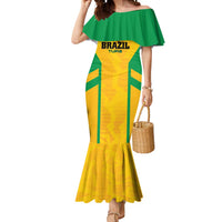 Custom Rugby Brazil Mermaid Dress Tupis Go Champions - Wonder Print Shop