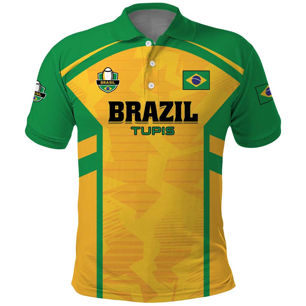 Custom Rugby Brazil Polo Shirt Tupis Go Champions - Wonder Print Shop