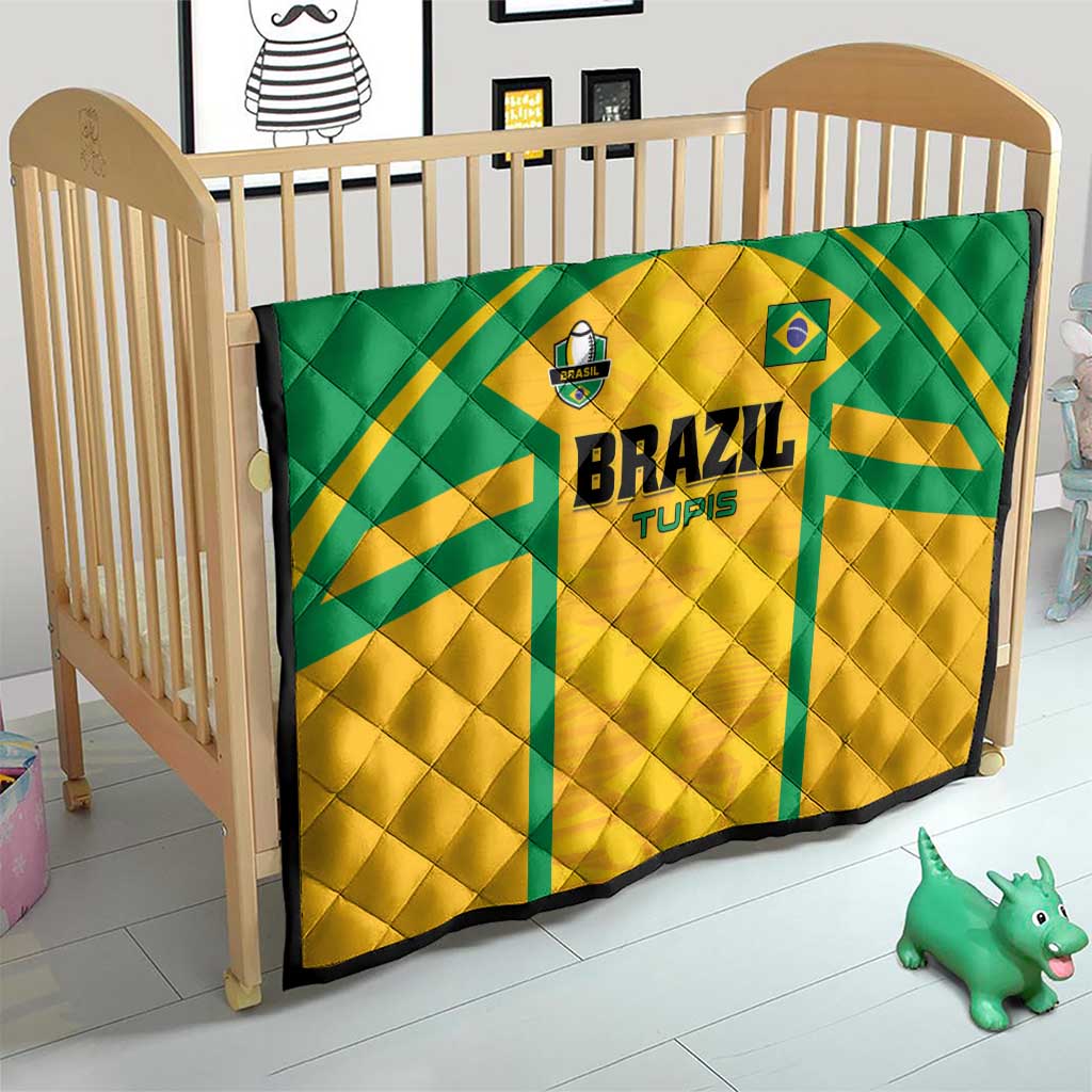 Rugby Brazil Quilt Tupis Go Champions - Wonder Print Shop
