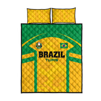 Rugby Brazil Quilt Bed Set Tupis Go Champions - Wonder Print Shop
