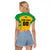 Custom Rugby Brazil Raglan Cropped T Shirt Tupis Go Champions - Wonder Print Shop