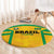 Rugby Brazil Round Carpet Tupis Go Champions - Wonder Print Shop