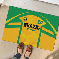 Rugby Brazil Rubber Doormat Tupis Go Champions - Wonder Print Shop
