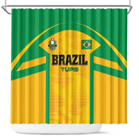 Rugby Brazil Shower Curtain Tupis Go Champions - Wonder Print Shop