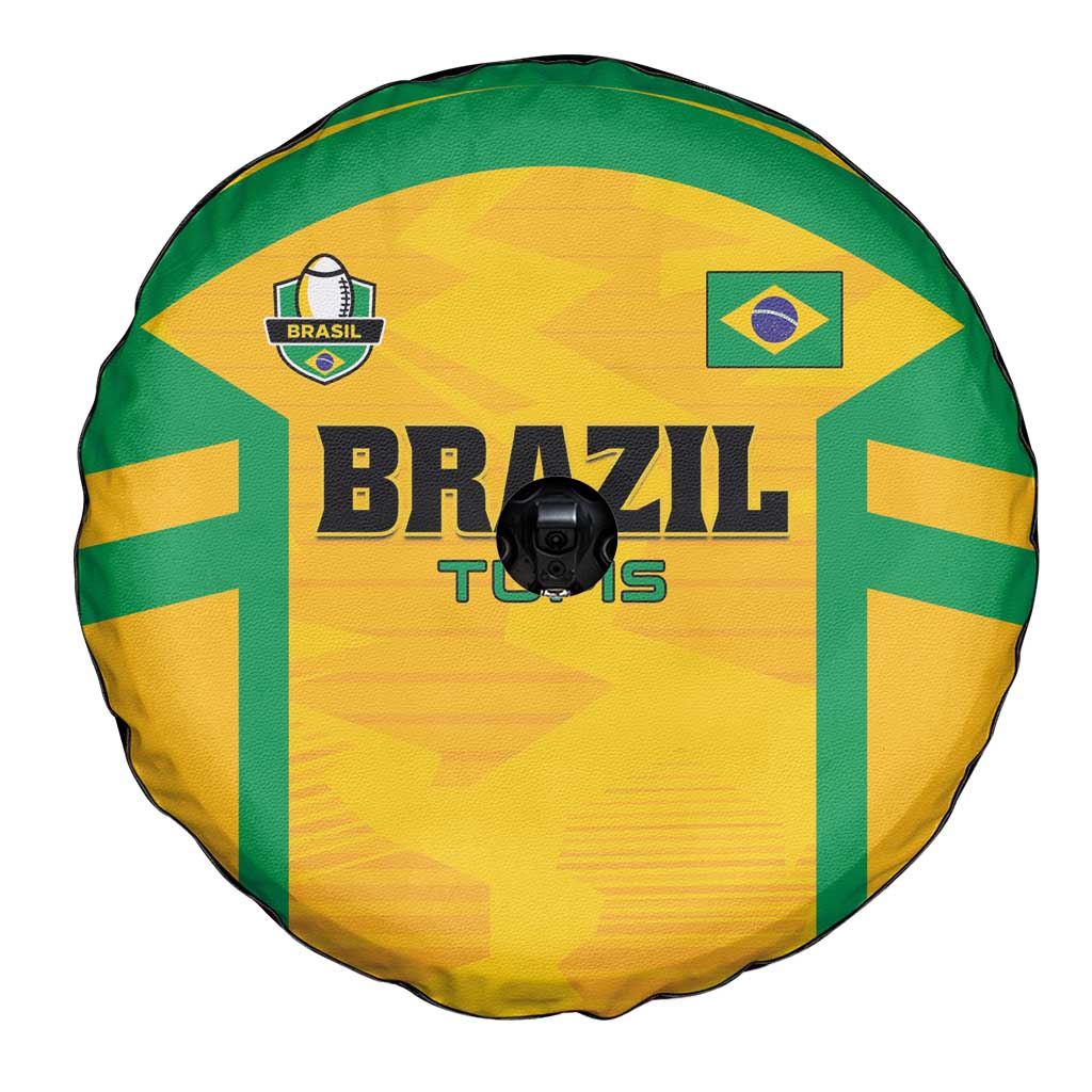 Rugby Brazil Spare Tire Cover Tupis Go Champions - Wonder Print Shop