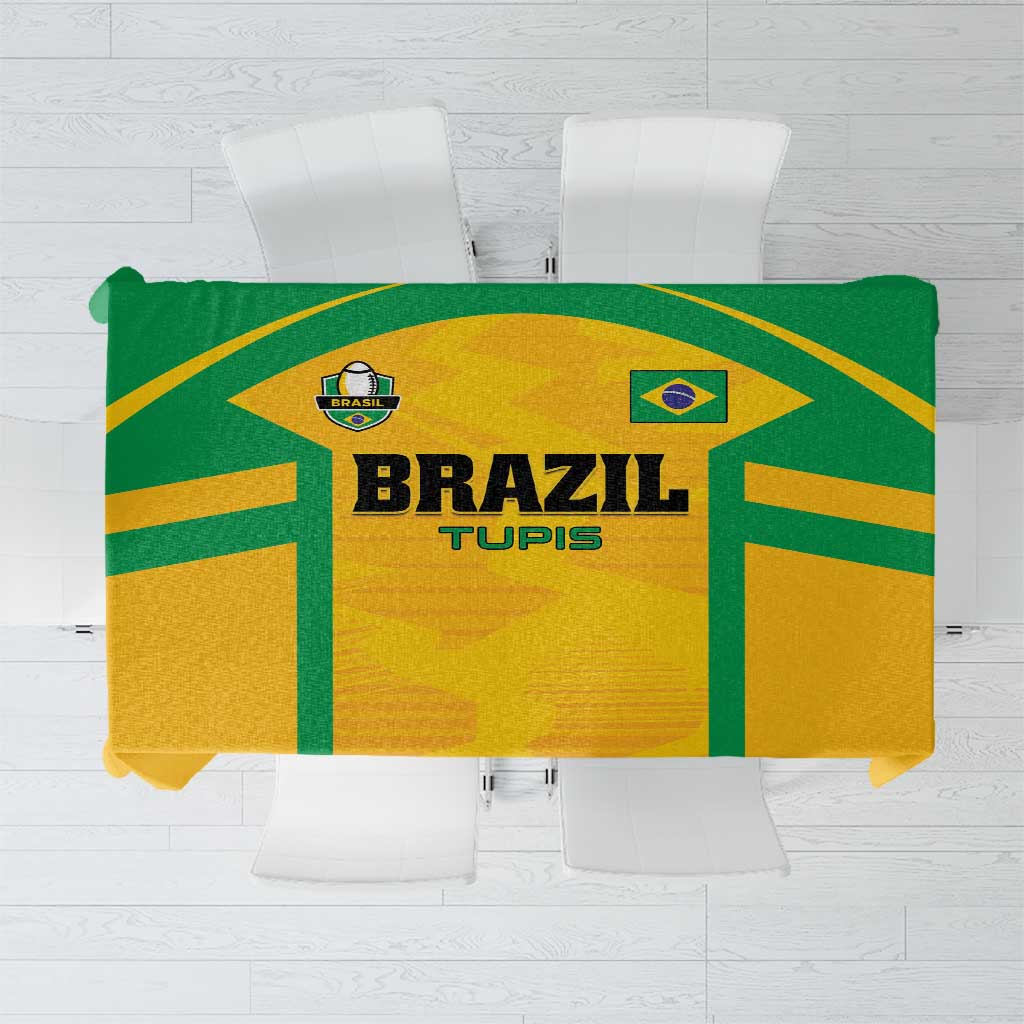 Rugby Brazil Tablecloth Tupis Go Champions - Wonder Print Shop