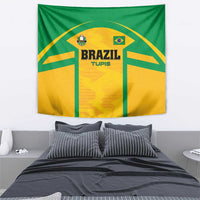 Rugby Brazil Tapestry Tupis Go Champions - Wonder Print Shop