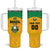 Custom Rugby Brazil Tumbler With Handle Tupis Go Champions - Wonder Print Shop