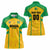 Custom Rugby Brazil Women Polo Shirt Tupis Go Champions - Wonder Print Shop