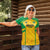 Custom Rugby Brazil Women Polo Shirt Tupis Go Champions - Wonder Print Shop