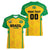 Custom Rugby Brazil Women V-Neck T-Shirt Tupis Go Champions - Wonder Print Shop