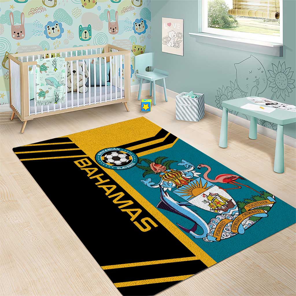 Football The Bahamas Area Rug Go Bahamian Slayers - Wonder Print Shop