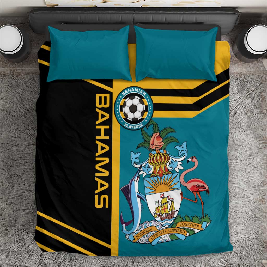 Football The Bahamas Bedding Set Go Bahamian Slayers - Wonder Print Shop