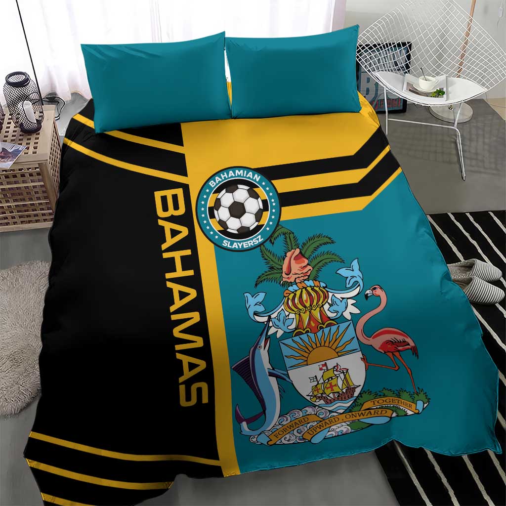 Football The Bahamas Bedding Set Go Bahamian Slayers - Wonder Print Shop