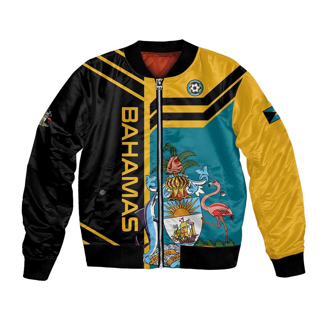Custom Football The Bahamas Bomber Jacket Go Bahamian Slayers - Wonder Print Shop
