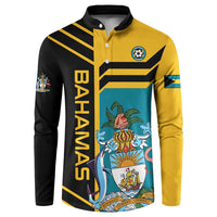Custom Football The Bahamas Button Sweatshirt Go Bahamian Slayers - Wonder Print Shop