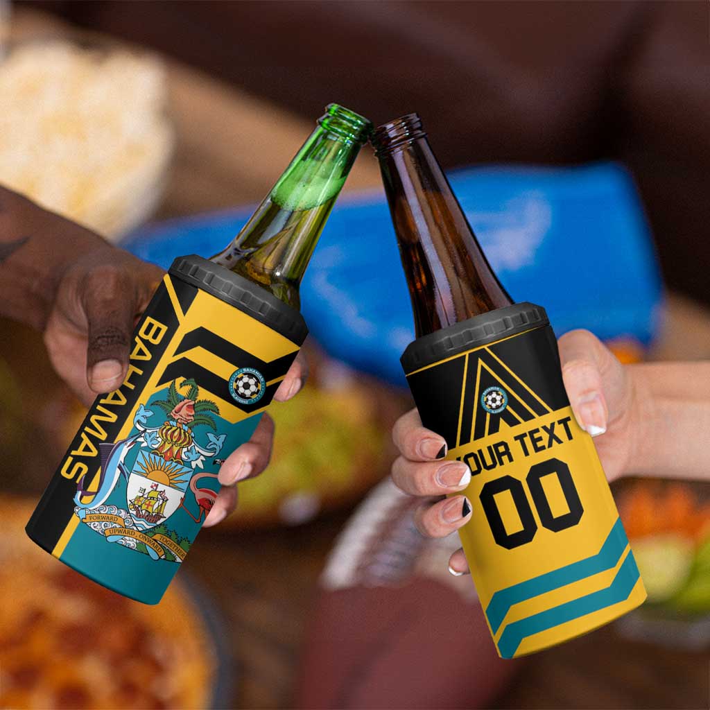 Custom Football The Bahamas 4 in 1 Can Cooler Tumbler Go Bahamian Slayers - Wonder Print Shop