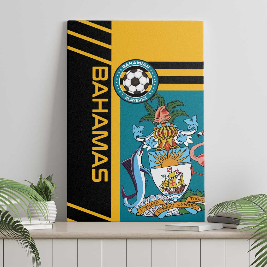 Football The Bahamas Canvas Wall Art Go Bahamian Slayers - Wonder Print Shop
