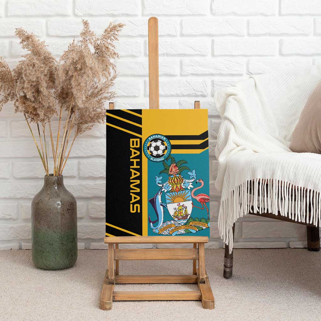 Football The Bahamas Canvas Wall Art Go Bahamian Slayers - Wonder Print Shop