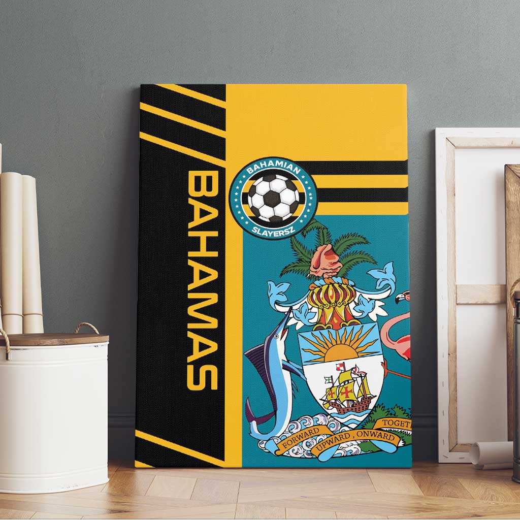 Football The Bahamas Canvas Wall Art Go Bahamian Slayers - Wonder Print Shop