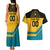 Custom Football The Bahamas Couples Matching Tank Maxi Dress and Hawaiian Shirt Go Bahamian Slayers - Wonder Print Shop