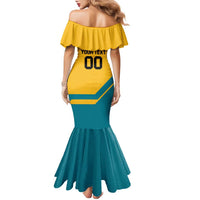 Custom Football The Bahamas Family Matching Mermaid Dress and Hawaiian Shirt Go Bahamian Slayers - Wonder Print Shop