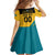 Custom Football The Bahamas Family Matching Off Shoulder Maxi Dress and Hawaiian Shirt Go Bahamian Slayers - Wonder Print Shop