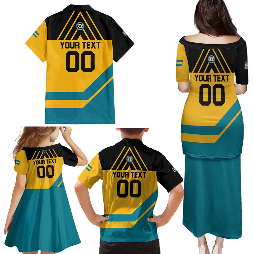 Custom Football The Bahamas Family Matching Puletasi and Hawaiian Shirt Go Bahamian Slayers - Wonder Print Shop