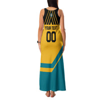 Custom Football The Bahamas Family Matching Tank Maxi Dress and Hawaiian Shirt Go Bahamian Slayers - Wonder Print Shop