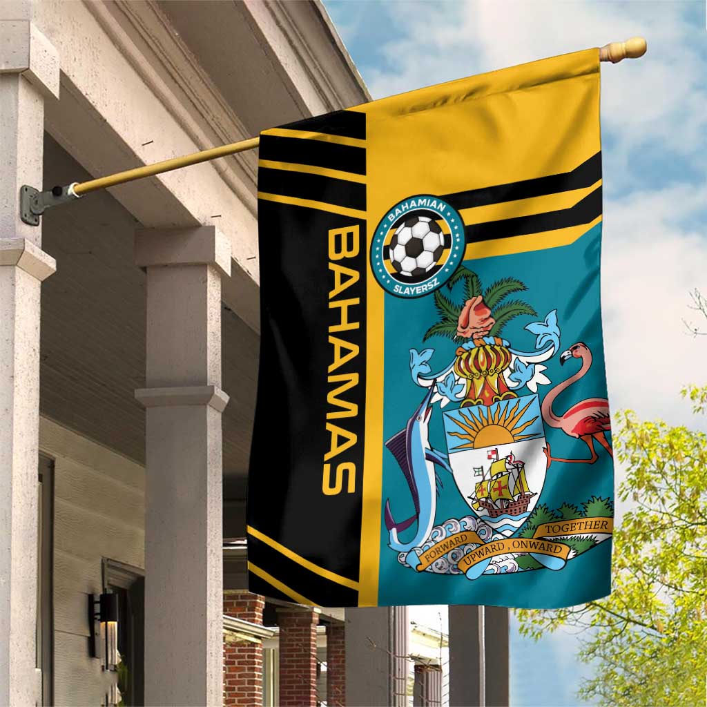 Football The Bahamas Garden Flag Go Bahamian Slayers - Wonder Print Shop