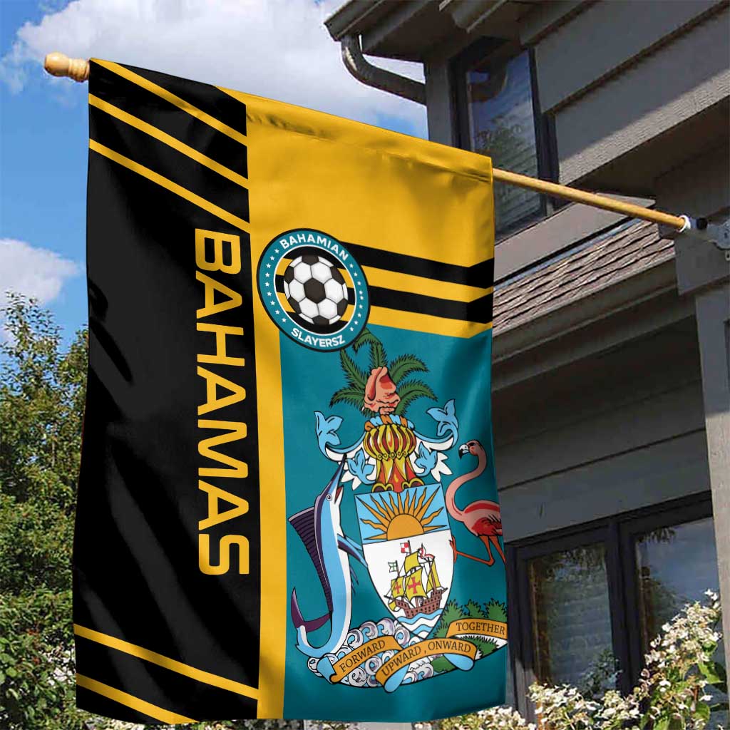 Football The Bahamas Garden Flag Go Bahamian Slayers - Wonder Print Shop