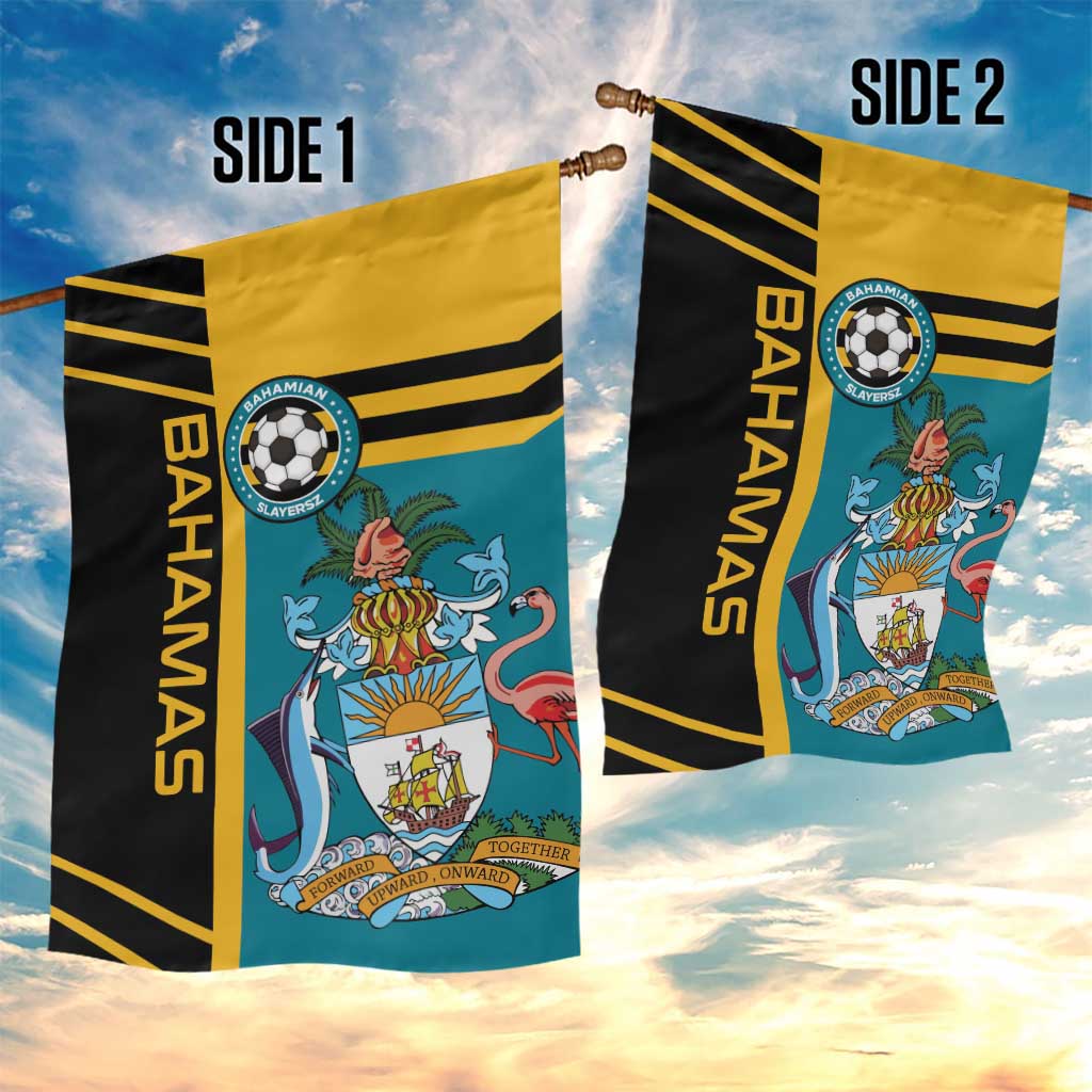 Football The Bahamas Garden Flag Go Bahamian Slayers - Wonder Print Shop