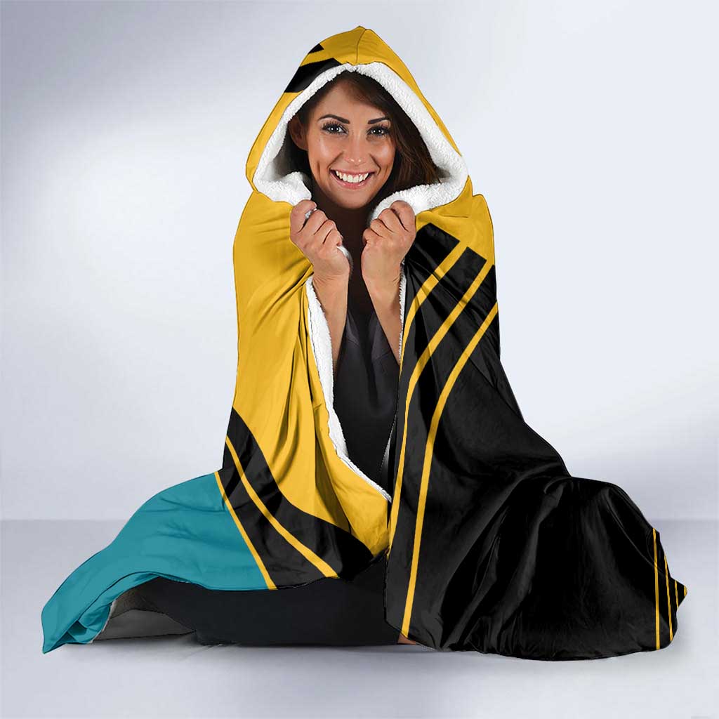 Football The Bahamas Hooded Blanket Go Bahamian Slayers - Wonder Print Shop