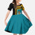 Custom Football The Bahamas Kid Short Sleeve Dress Go Bahamian Slayers - Wonder Print Shop