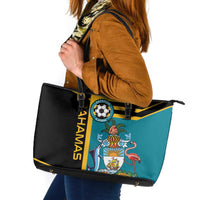 Football The Bahamas Leather Tote Bag Go Bahamian Slayers - Wonder Print Shop