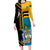 Custom Football The Bahamas Long Sleeve Bodycon Dress Go Bahamian Slayers - Wonder Print Shop