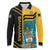 Custom Football The Bahamas Long Sleeve Polo Shirt Go Bahamian Slayers - Wonder Print Shop