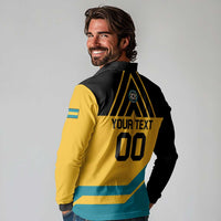 Custom Football The Bahamas Long Sleeve Polo Shirt Go Bahamian Slayers - Wonder Print Shop