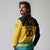 Custom Football The Bahamas Long Sleeve Polo Shirt Go Bahamian Slayers - Wonder Print Shop