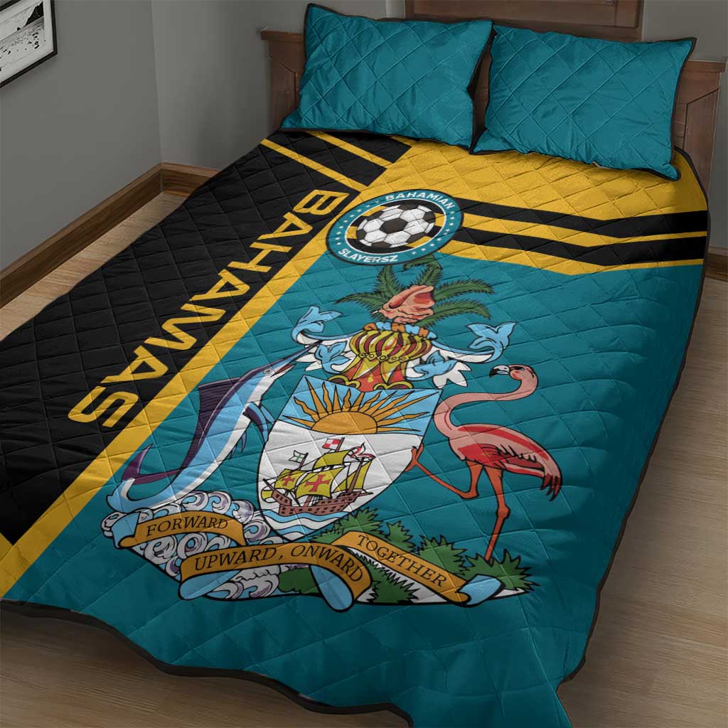 Football The Bahamas Quilt Bed Set Go Bahamian Slayers - Wonder Print Shop