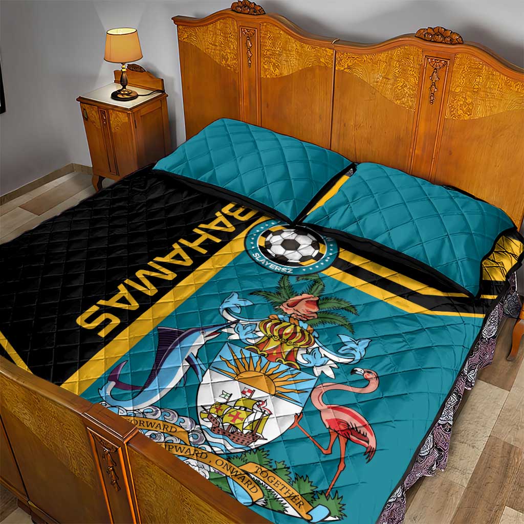Football The Bahamas Quilt Bed Set Go Bahamian Slayers - Wonder Print Shop