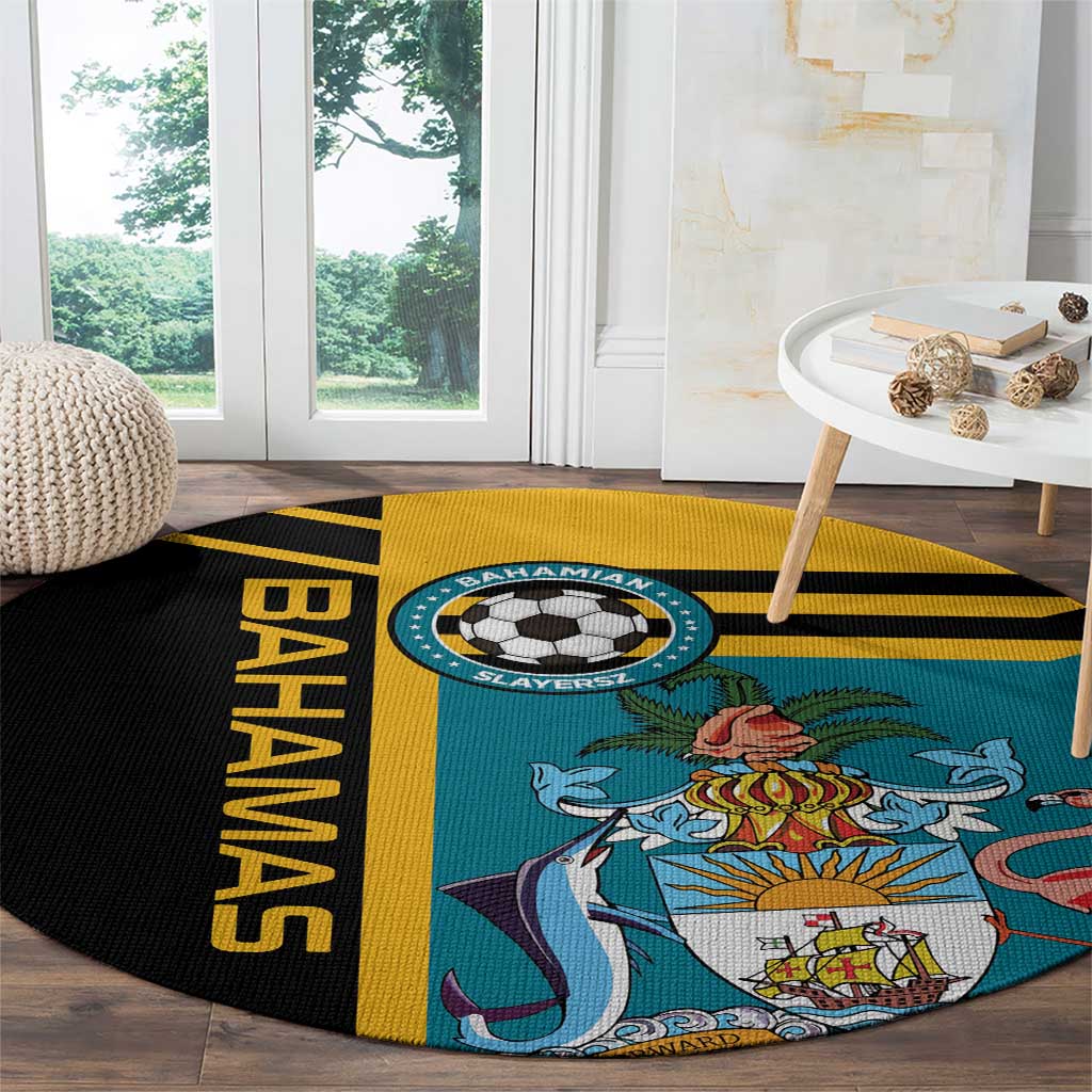 Football The Bahamas Round Carpet Go Bahamian Slayers - Wonder Print Shop