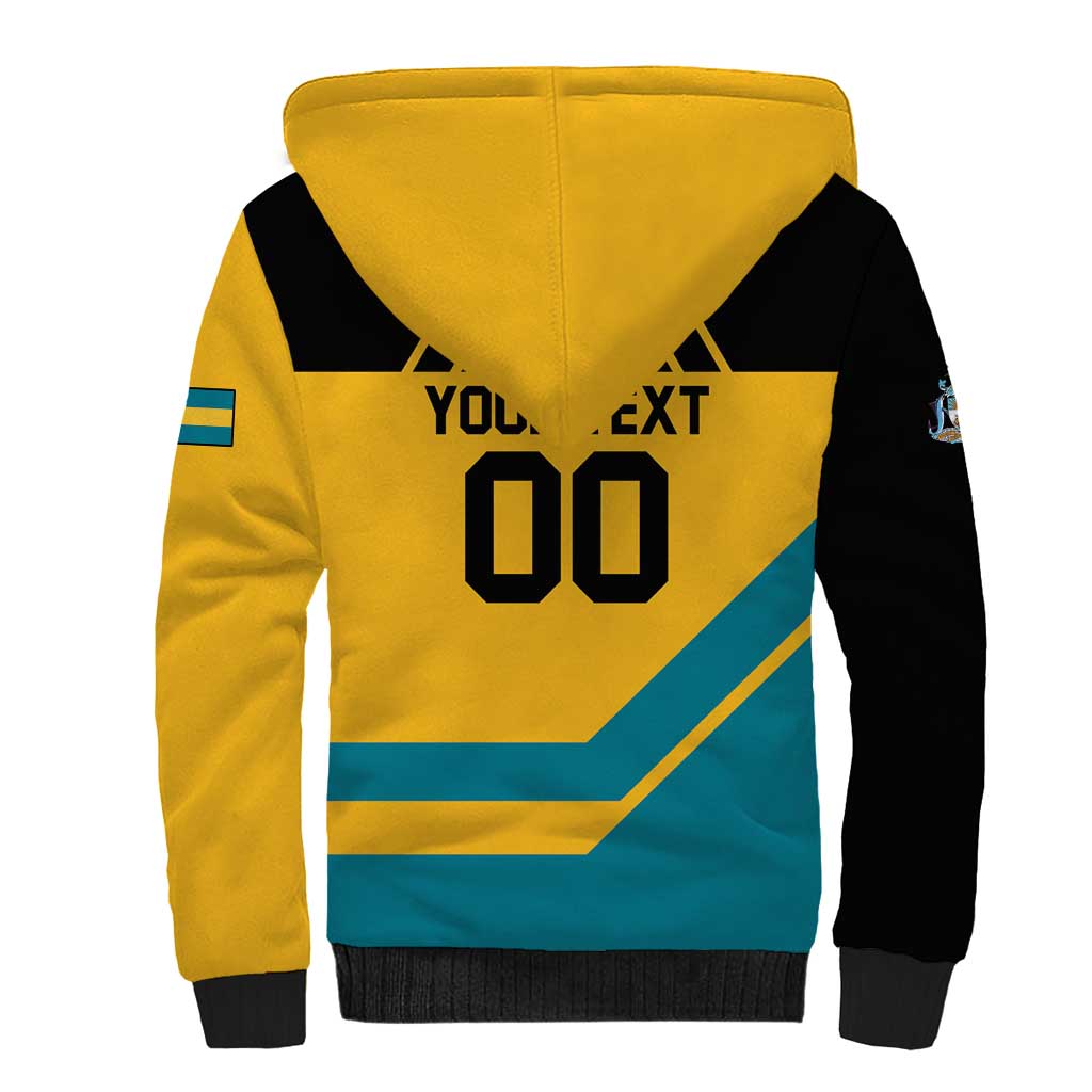 Custom Football The Bahamas Sherpa Hoodie Go Bahamian Slayers - Wonder Print Shop