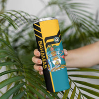 Custom Football The Bahamas Skinny Tumbler Go Bahamian Slayers - Wonder Print Shop