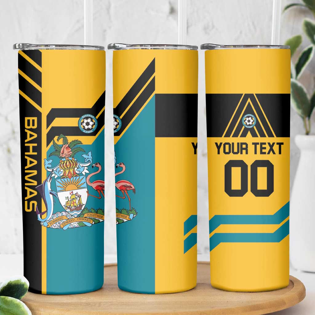 Custom Football The Bahamas Skinny Tumbler Go Bahamian Slayers - Wonder Print Shop