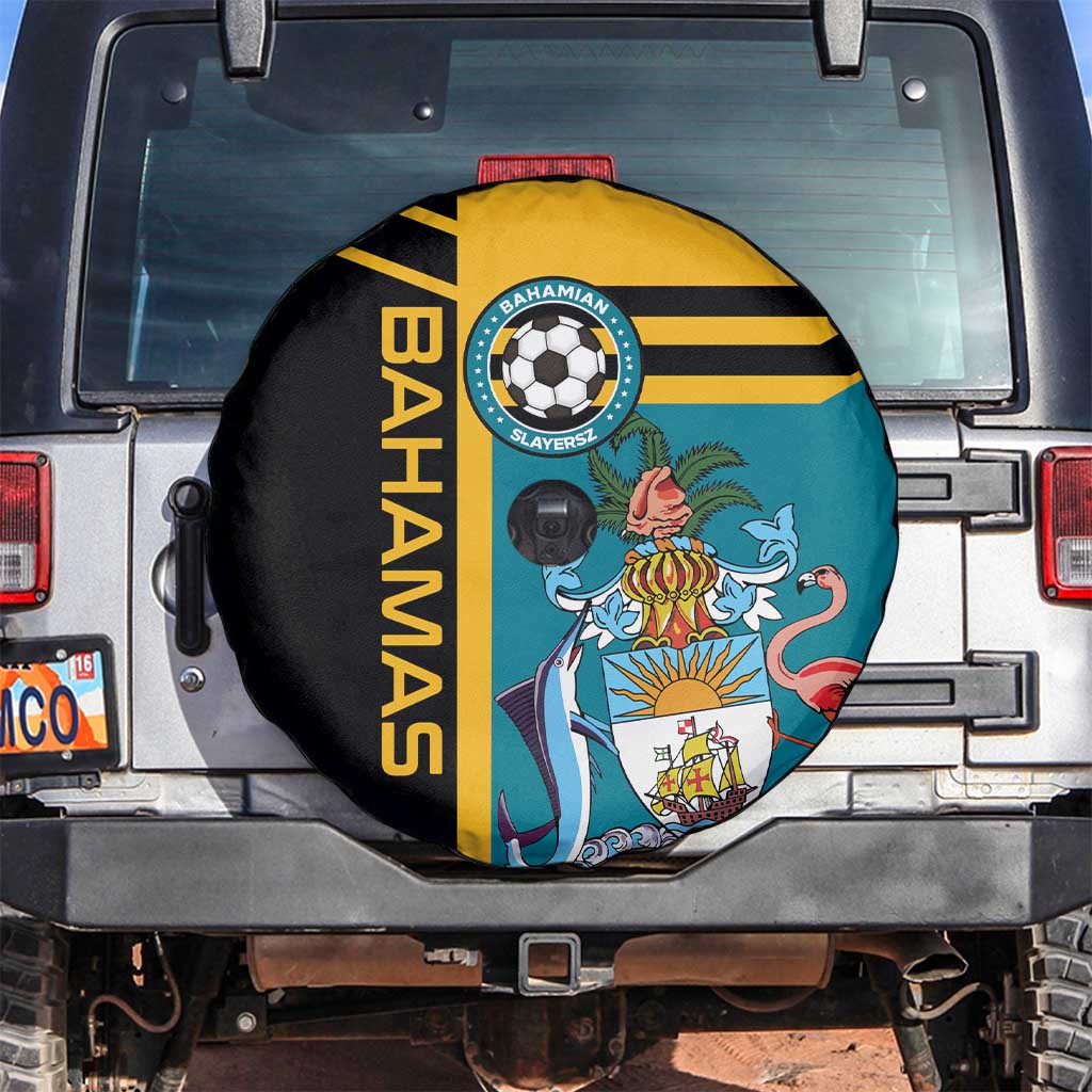 Football The Bahamas Spare Tire Cover Go Bahamian Slayers - Wonder Print Shop