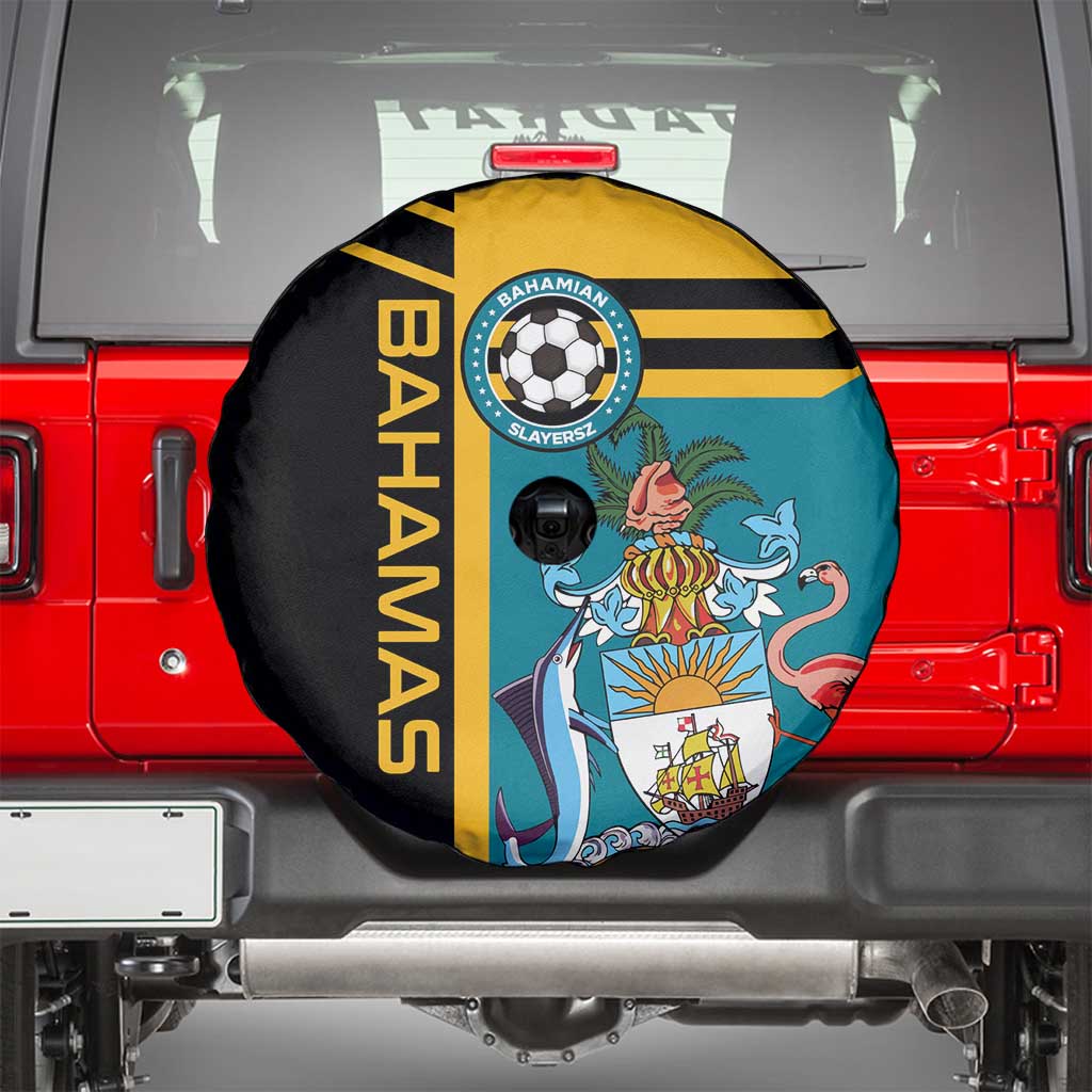 Football The Bahamas Spare Tire Cover Go Bahamian Slayers - Wonder Print Shop